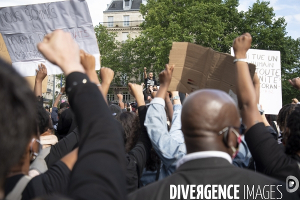 Manifestation pour la justice et contre les violences policières