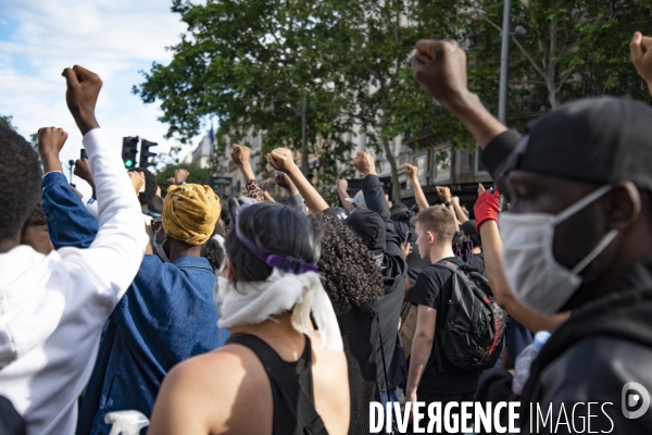 Manifestation pour la justice et contre les violences policières