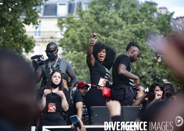 Manifestation pour la justice et contre les violences policières