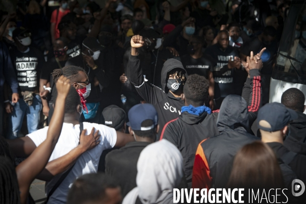 Manifestation pour la justice et contre les violences policières