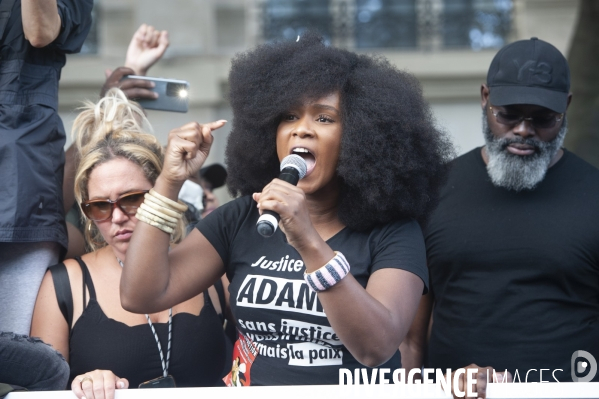 Manifestation pour la justice et contre les violences policières