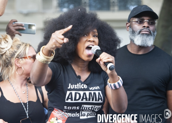 Manifestation pour la justice et contre les violences policières