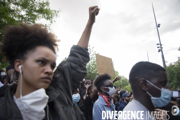 Manifestation pour la justice et contre les violences policières