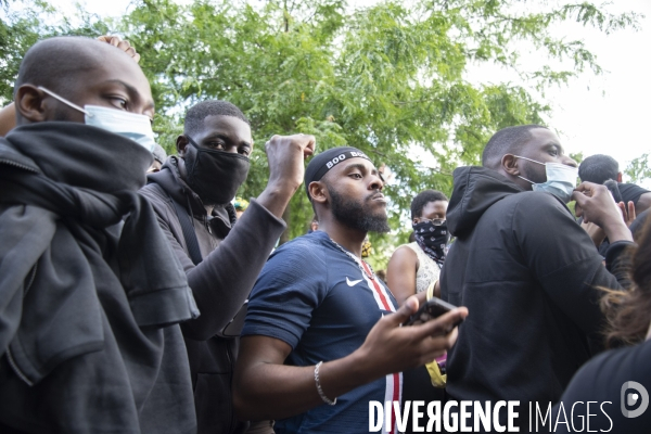 Manifestation pour la justice et contre les violences policières