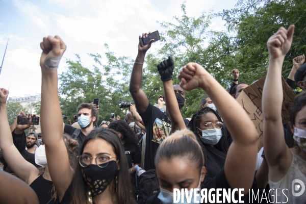 Manifestation pour la justice et contre les violences policières