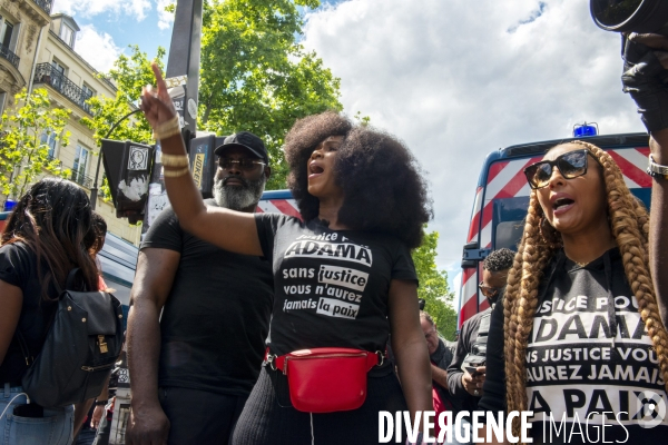 Manifestion contre les violences policière et justice pour Adama Traoré