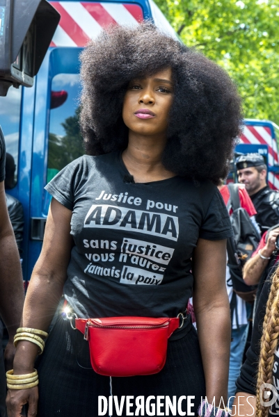 Manifestion contre les violences policière et justice pour Adama Traoré