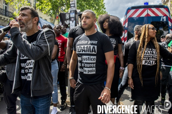 Manifestion contre les violences policière et justice pour Adama Traoré