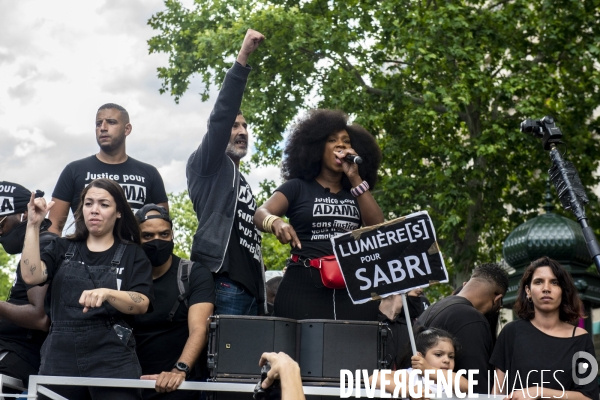 Manifestion contre les violences policière et justice pour Adama Traoré