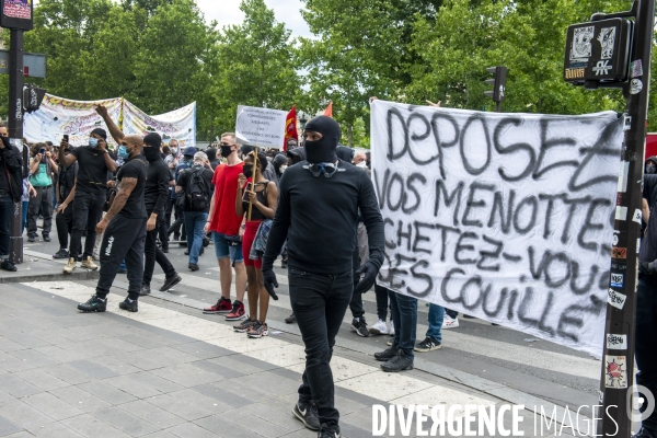 Manifestion contre les violences policière et justice pour Adama Traoré