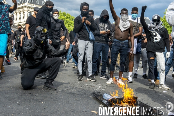 Manifestion contre les violences policière et justice pour Adama Traoré