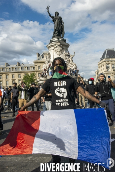 Manifestion contre les violences policière et justice pour Adama Traoré