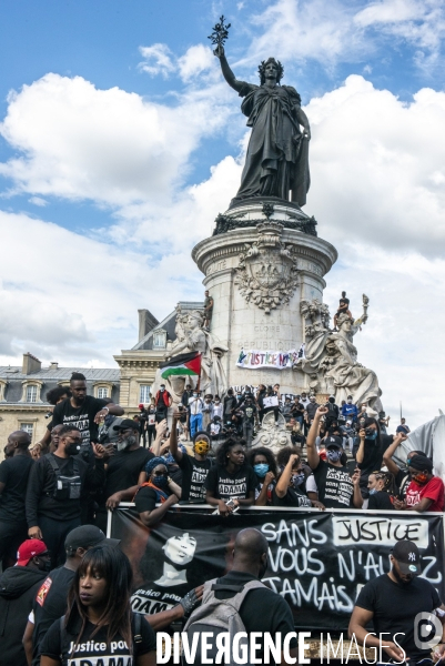 Manifestion contre les violences policière et justice pour Adama Traoré