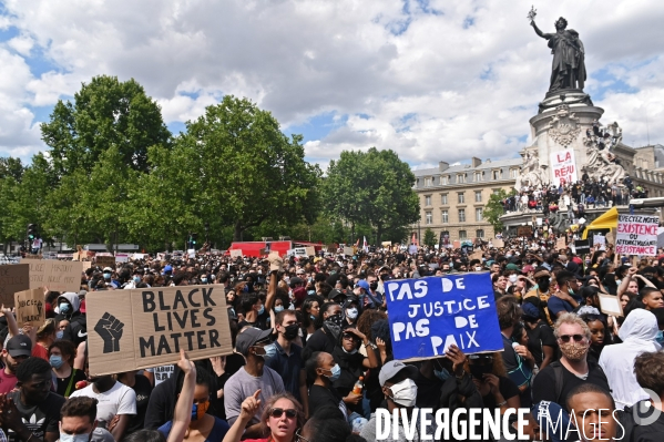 Manifestation contre le racisme et les violences policières