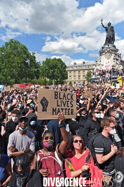 Manifestation contre le racisme et les violences policières