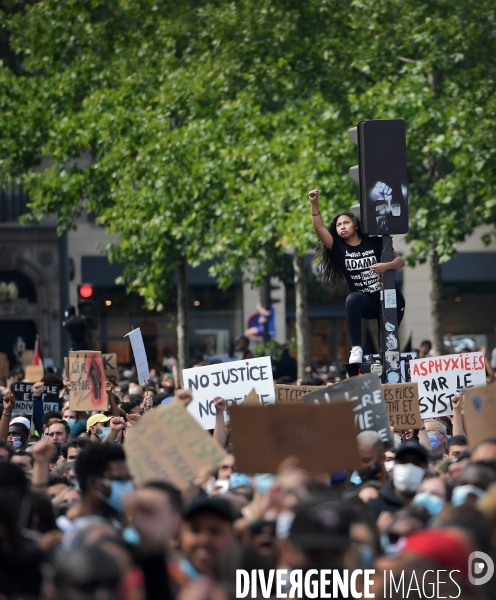 Manifestation contre le racisme et les violences policières