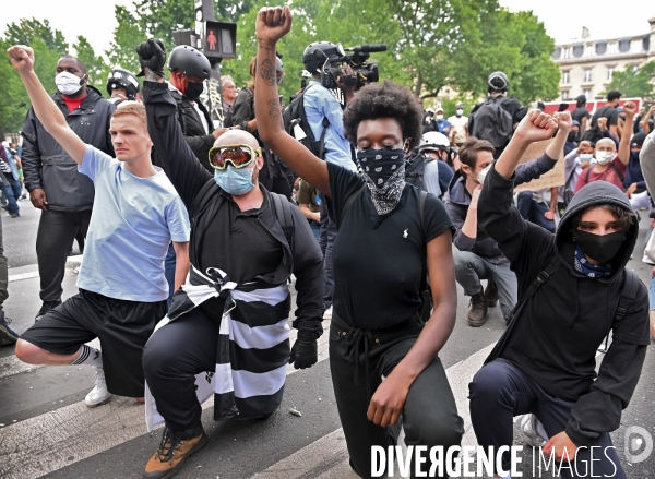 Manifestation contre le racisme et les violences policières