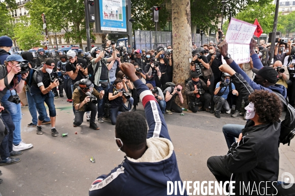 Manifestation contre le racisme et les violences policières