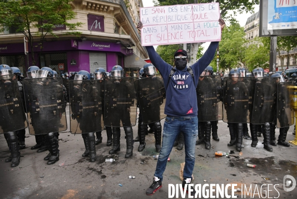 Manifestation contre le racisme et les violences policières