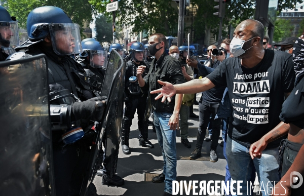 Manifestation contre le racisme et les violences policières