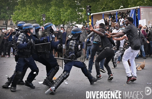 Manifestation contre le racisme et les violences policières