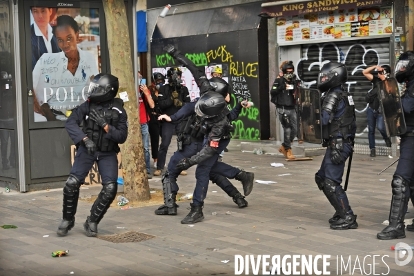 Manifestation contre le racisme et les violences policières