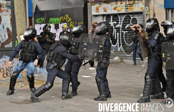 Manifestation contre le racisme et les violences policières