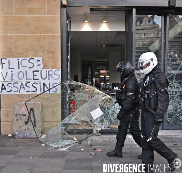 Manifestation contre le racisme et les violences policières