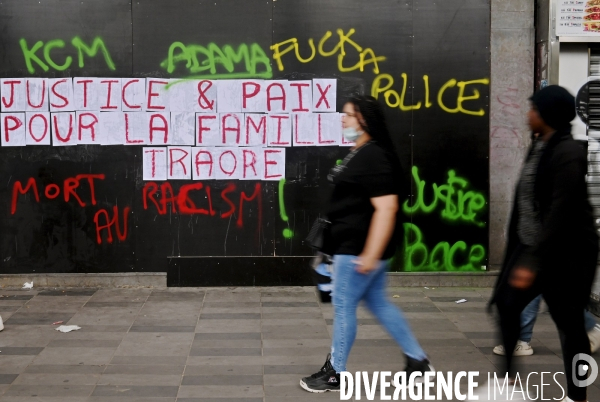 Manifestation contre le racisme et les violences policières