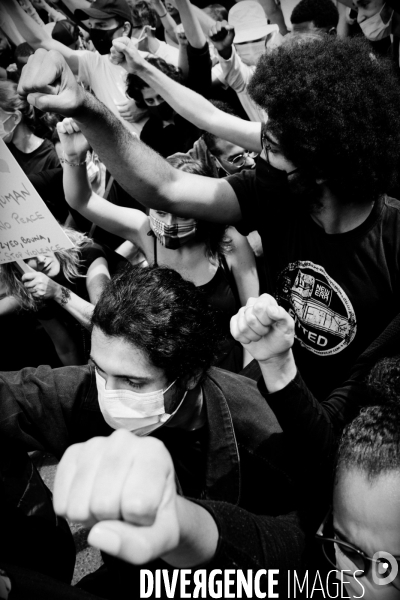 Manifestation antiraciste et contre les violences policières en hommage à Adama Traoré