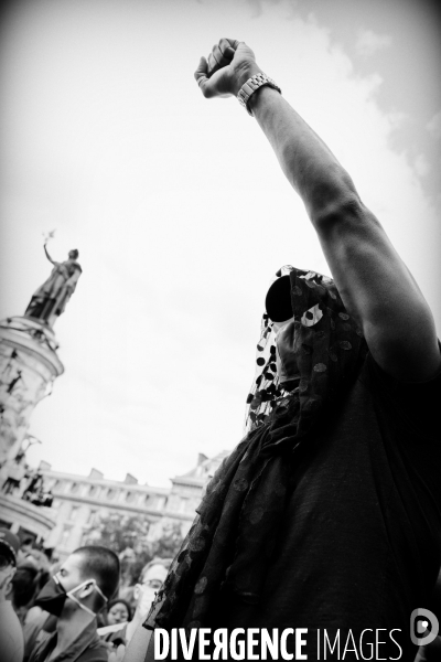 Manifestation antiraciste et contre les violences policières en hommage à Adama Traoré