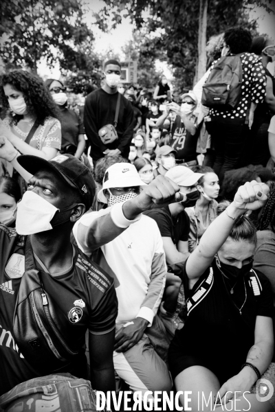 Manifestation antiraciste et contre les violences policières en hommage à Adama Traoré