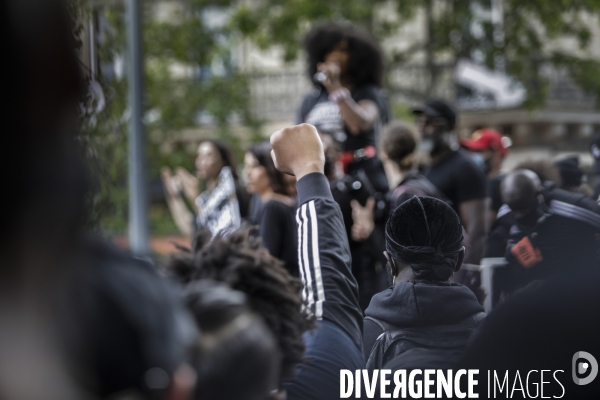 Manifestation contre le racisme et les violences policières à l appel du Comite Adama TRAOR¢