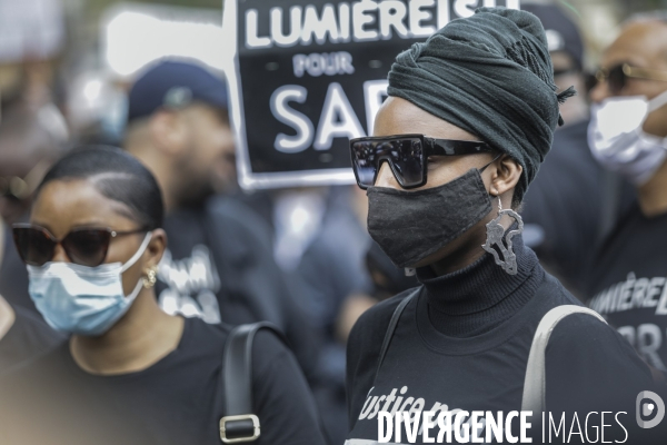 Manifestation contre le racisme et les violences policières à l appel du Comite Adama TRAOR¢