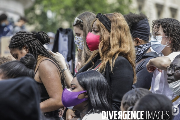 Manifestation contre le racisme et les violences policières à l appel du Comite Adama TRAOR¢