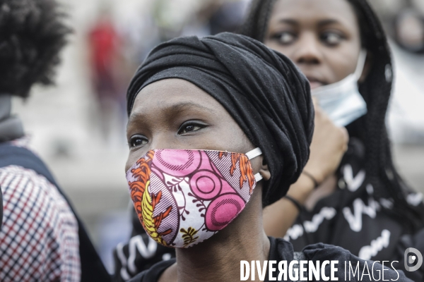 Manifestation contre le racisme et les violences policières à l appel du Comite Adama TRAOR¢