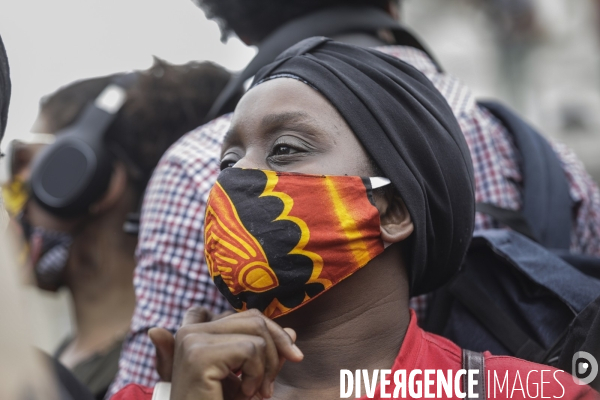 Manifestation contre le racisme et les violences policières à l appel du Comite Adama TRAOR¢