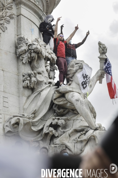 Manifestation contre le racisme et les violences policières à l appel du Comite Adama TRAOR¢