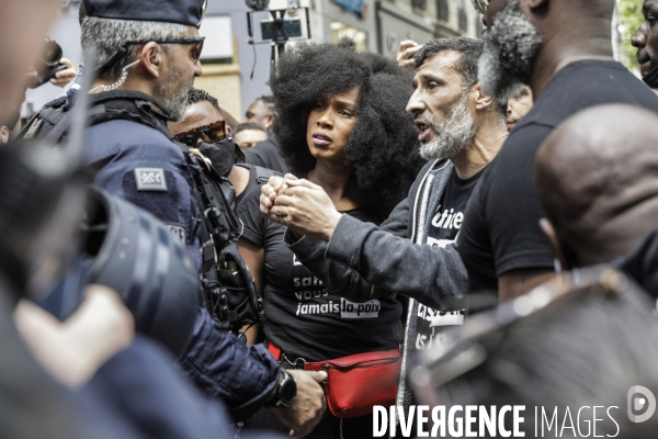 Manifestation contre le racisme et les violences policières à l appel du Comite Adama TRAOR¢