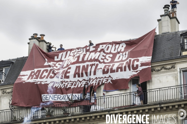 Manifestation contre le racisme et les violences policières à l appel du Comite Adama TRAOR¢