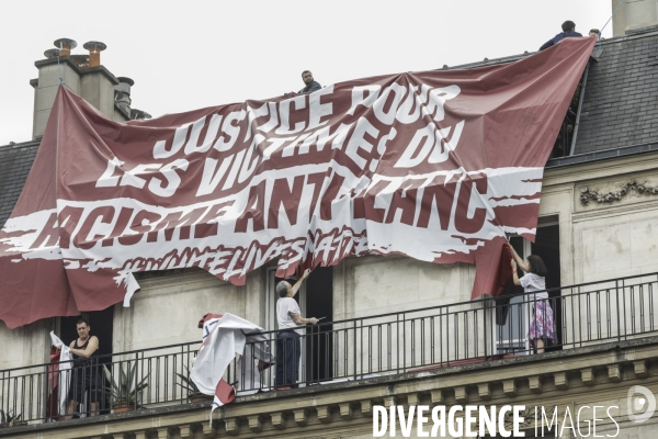 Manifestation contre le racisme et les violences policières à l appel du Comite Adama TRAOR¢