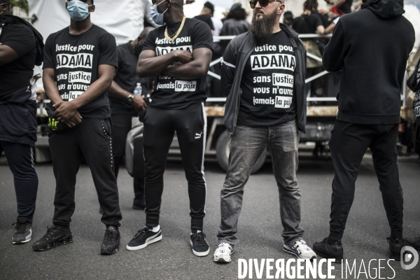 Manifestation contre le racisme et les violences policières