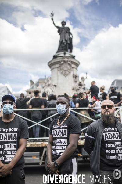 Manifestation contre le racisme et les violences policières