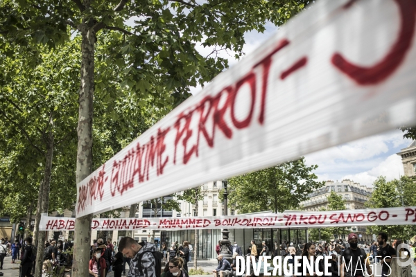 Manifestation contre le racisme et les violences policières