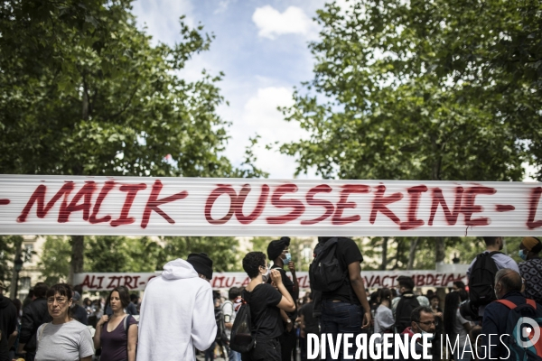 Manifestation contre le racisme et les violences policières