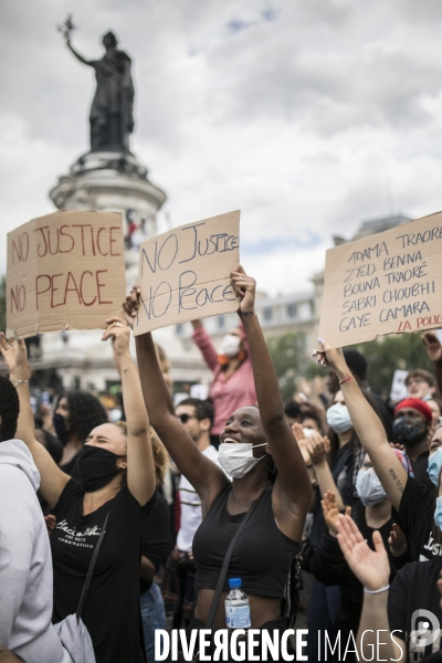 Manifestation contre le racisme et les violences policières