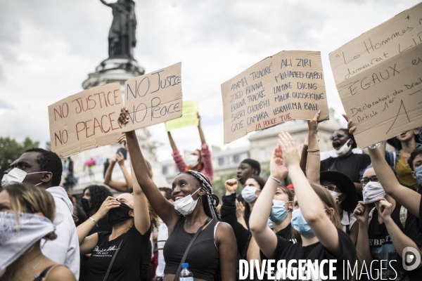 Manifestation contre le racisme et les violences policières