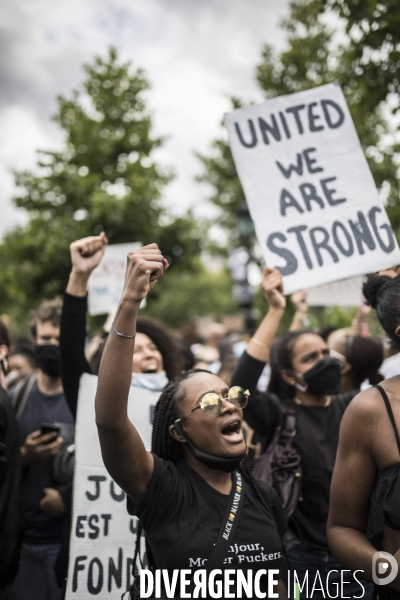 Manifestation contre le racisme et les violences policières