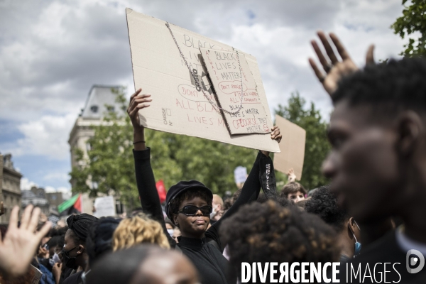 Manifestation contre le racisme et les violences policières