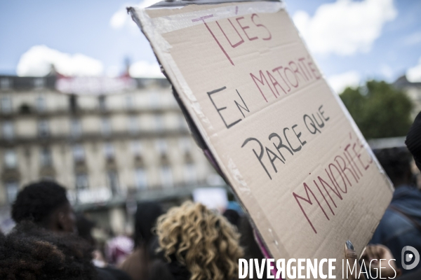 Manifestation contre le racisme et les violences policières